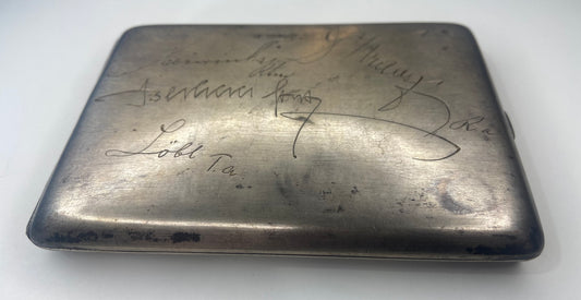 Austria Military Officer's Cigarette Case for the 15th Division 'trainkomdo' 1918