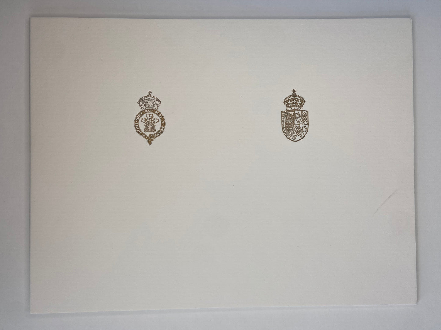 1987 PRINCESS DIANA & PRINCE CHARLES SIGNED XMAS CARD