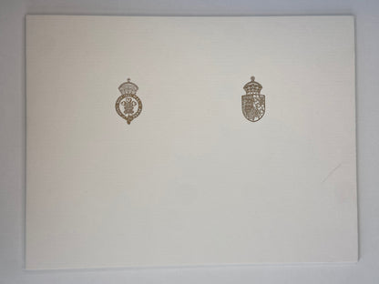 1987 PRINCESS DIANA & PRINCE CHARLES SIGNED XMAS CARD