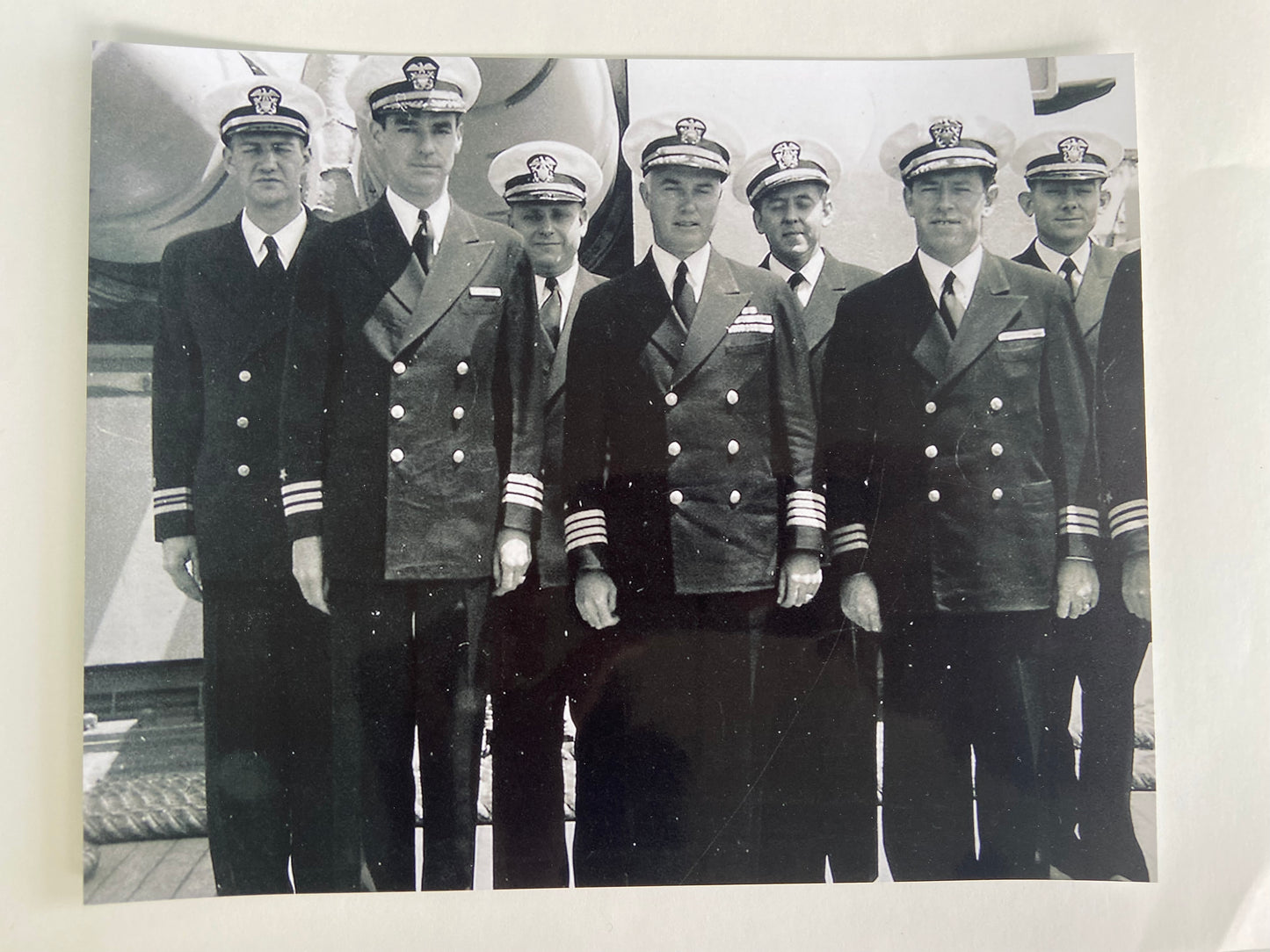 A Rare Photograph of the USS Indianapolis Signed by the Survivors