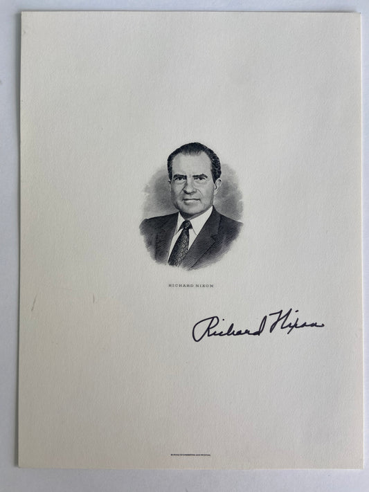 A Richard Nixon Signed Photograph