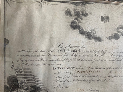 President George Washington and Secretary Henry Knox, Hand Signed Document