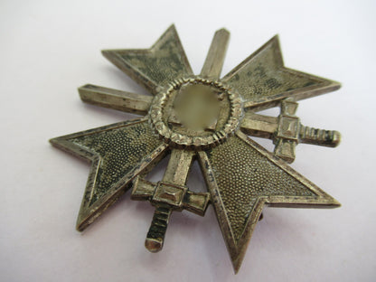 GERMANY III REICH WAR MERIT CROSS 1939 1ST CLASS WITH SWORDS. MARKED "L/16". 7