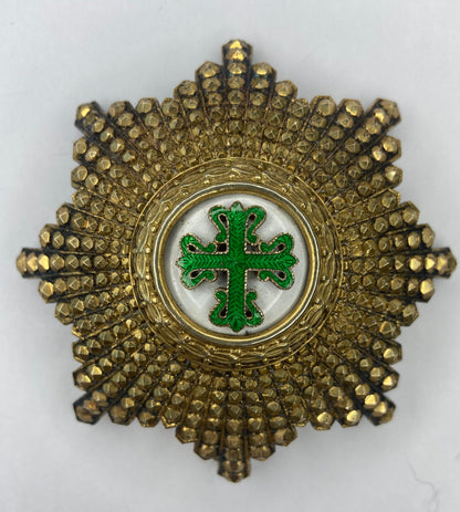 PORTUGAL ORDER OF AVIVZ GRAND CROSS SET. SILVER/GILT/HALLMARKED. CASED