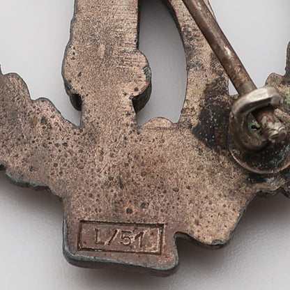 German WWII Bronze Infantry Assault Badge, L/51