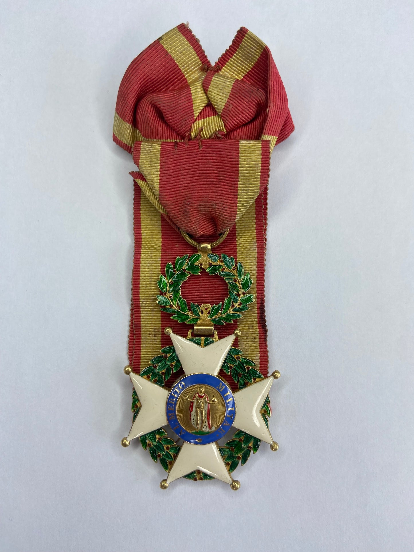 SPAIN ORDER OF ST. FERDINAND OFFICER GRADE. MADE IN GOLD! TYPE 1. RARE