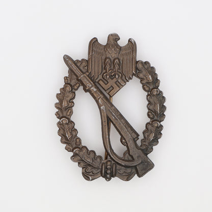 German WWII Bronze Infantry Assault Badge, FLL