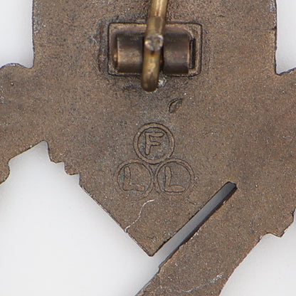 German WWII Bronze Infantry Assault Badge, FLL