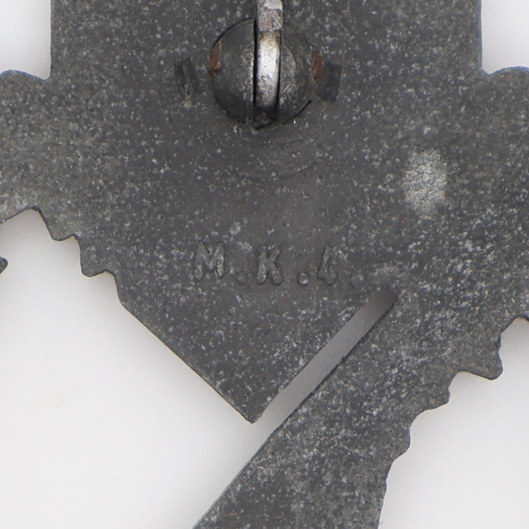 German WWII Silver Infantry Assault Badge, M.K.4.