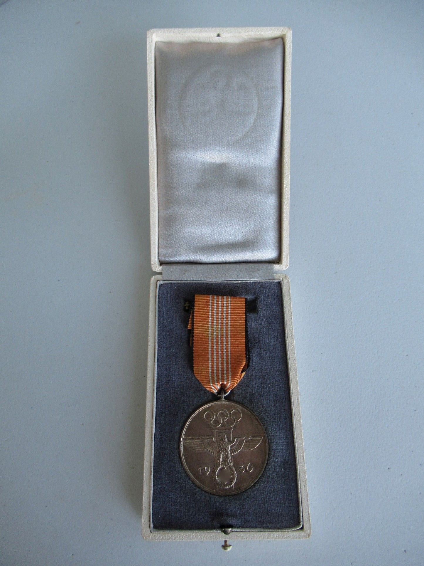 GERMANY III REICH OLYMPIC MEDAL. BOXED.RR!