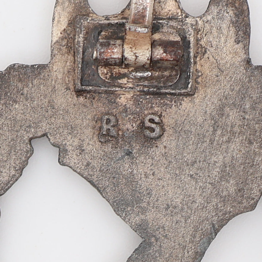 German WWII Silver Infantry Assault Badge, R. Souval