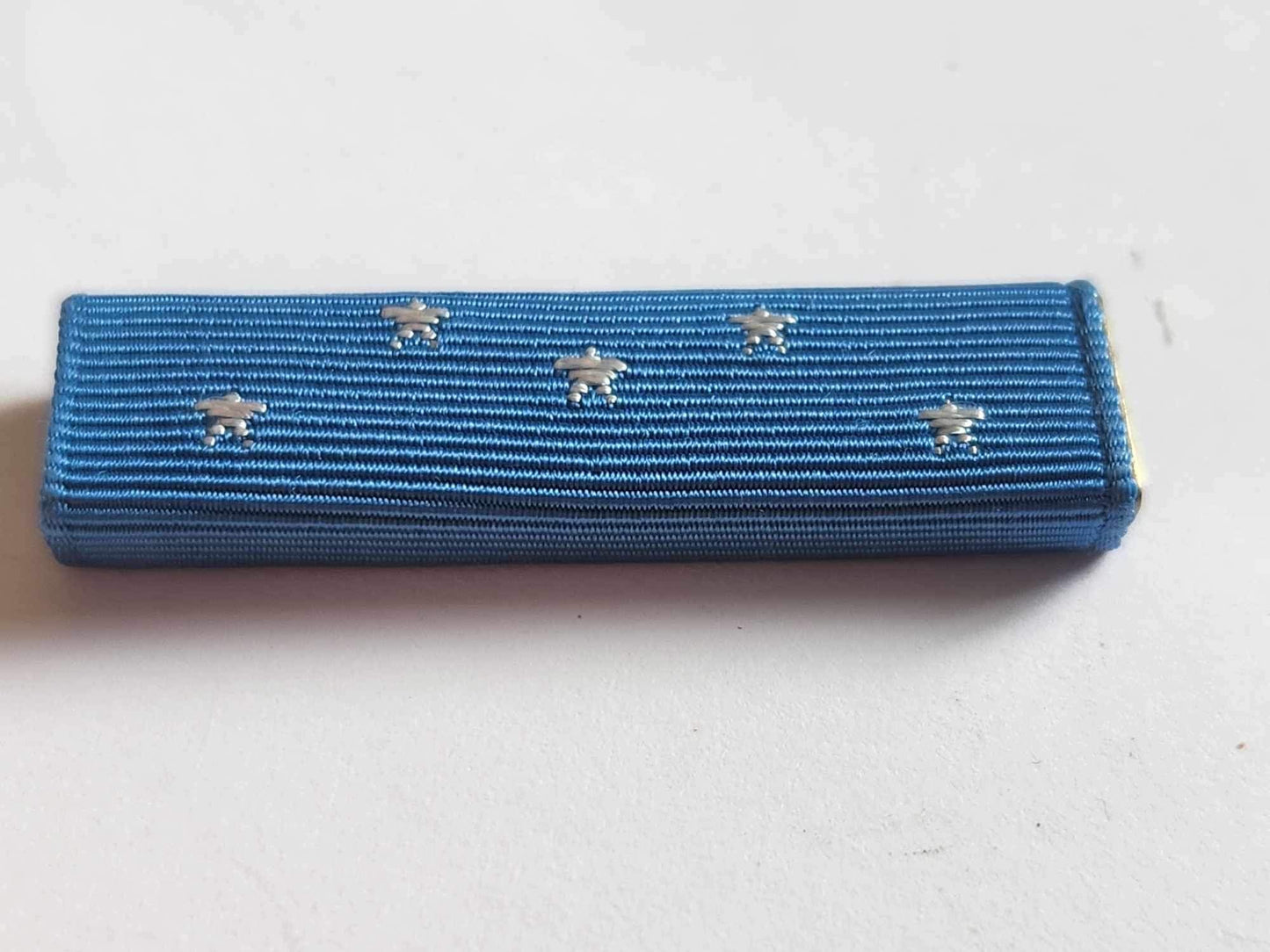 USA MOH MEDAL OF HONOR SERVICE RIBBON FOR MEDAL. ORIGINAL ISSUE. WITH EMBRODEIRED STARS. RR!!  3