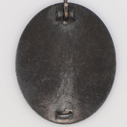 German WWII Silver Wound Badge, Maker Marked L/21