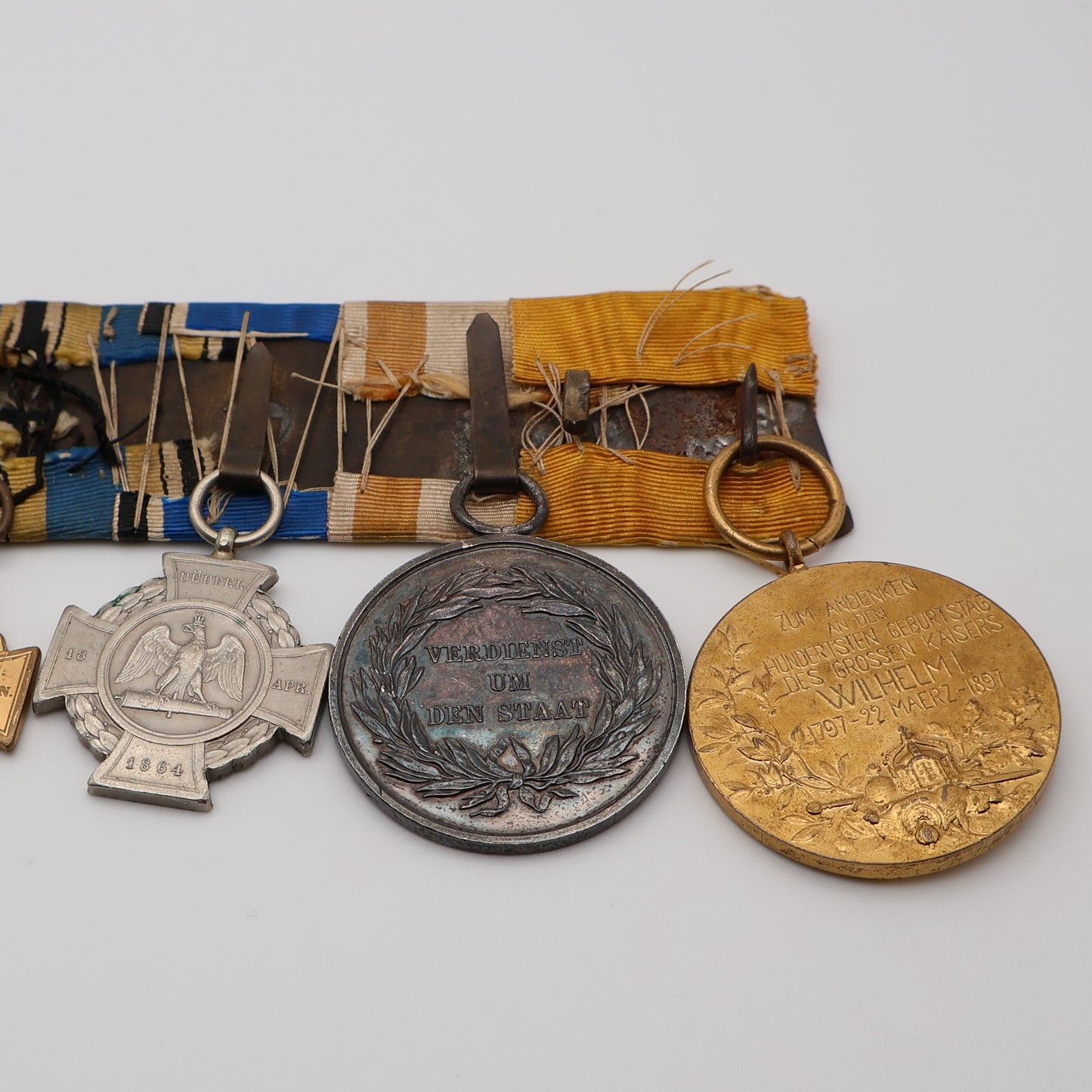 Germany Prussia Imperial Medal Bar with Red Eagle