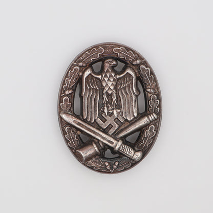 German WWII General Assault Badge, Tombac