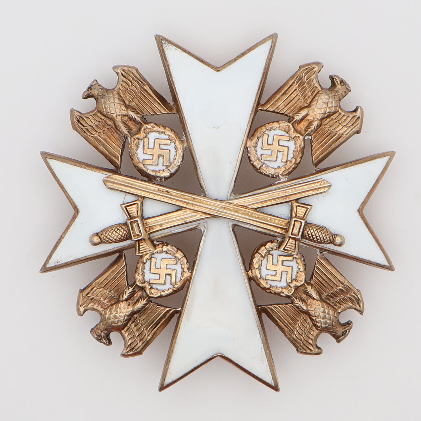 Germany WWII Eagle Order IV Class, Military Version with Swords