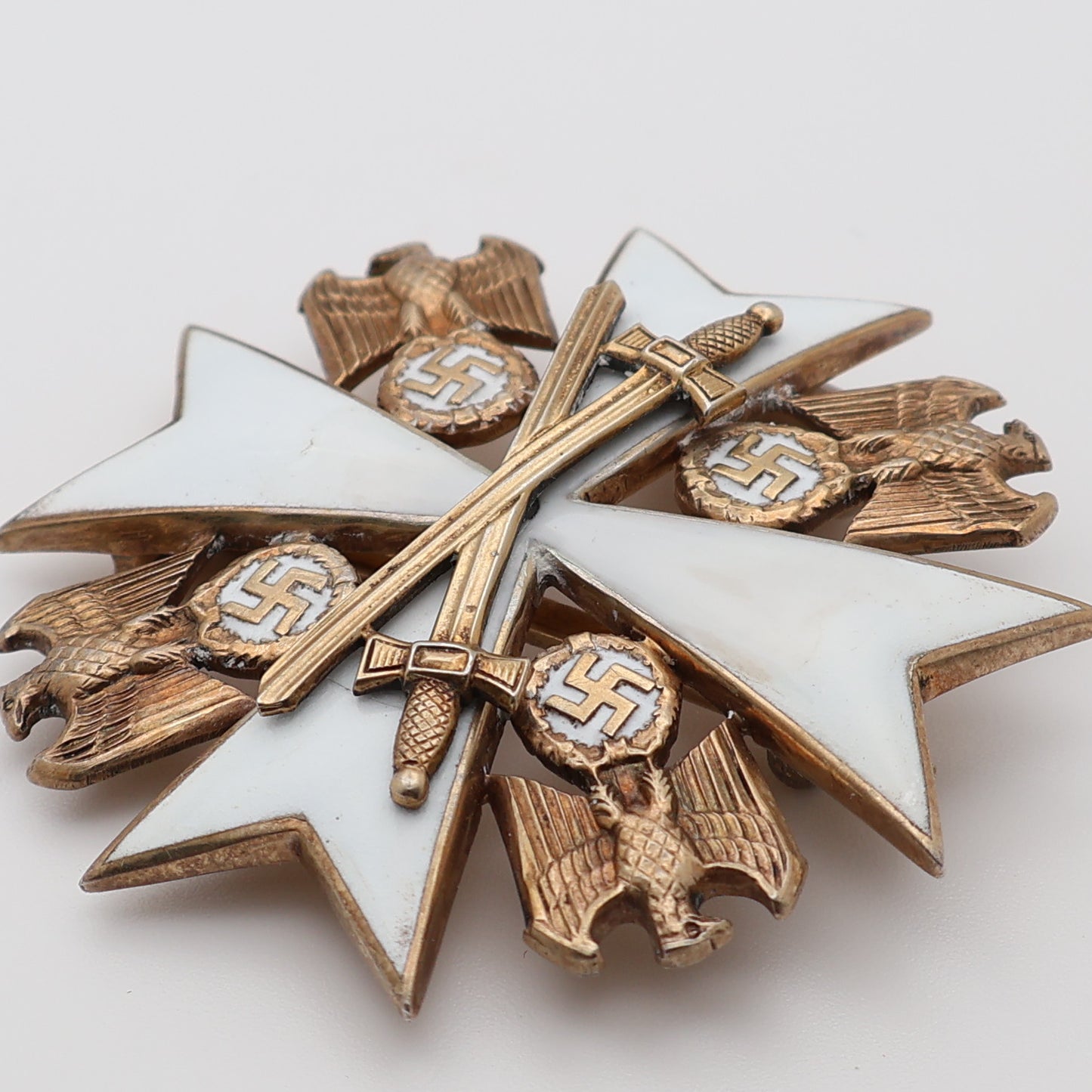 Germany WWII Eagle Order IV Class, Military Version with Swords