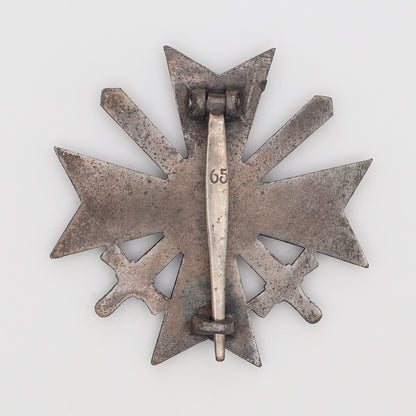German WWII War Merit Cross I Class W/ Swords, 65