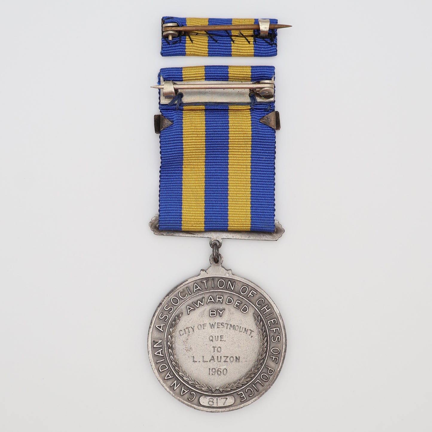 Canada Association of Chiefs of Police Service Medal and Insignia