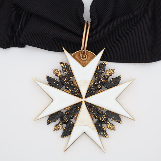GERMANY IMPERIAL ORDER OF JOHANNITER COMMANDER GRADE. MADE IN GOLD
