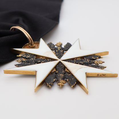 GERMANY IMPERIAL ORDER OF JOHANNITER COMMANDER GRADE. MADE IN GOLD