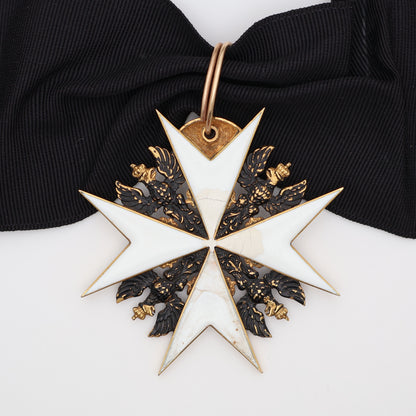 GERMANY IMPERIAL ORDER OF JOHANNITER COMMANDER GRADE. MADE IN GOLD