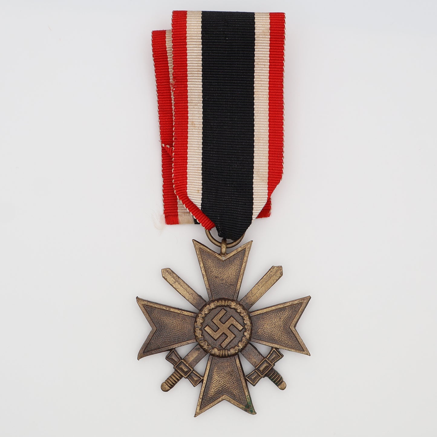 German WWII War Merit Cross II Class W/ Swords, Hallmarked