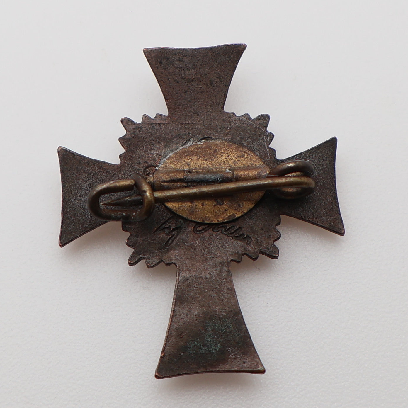 German WWII Bronze Mother's Cross W/ Miniature