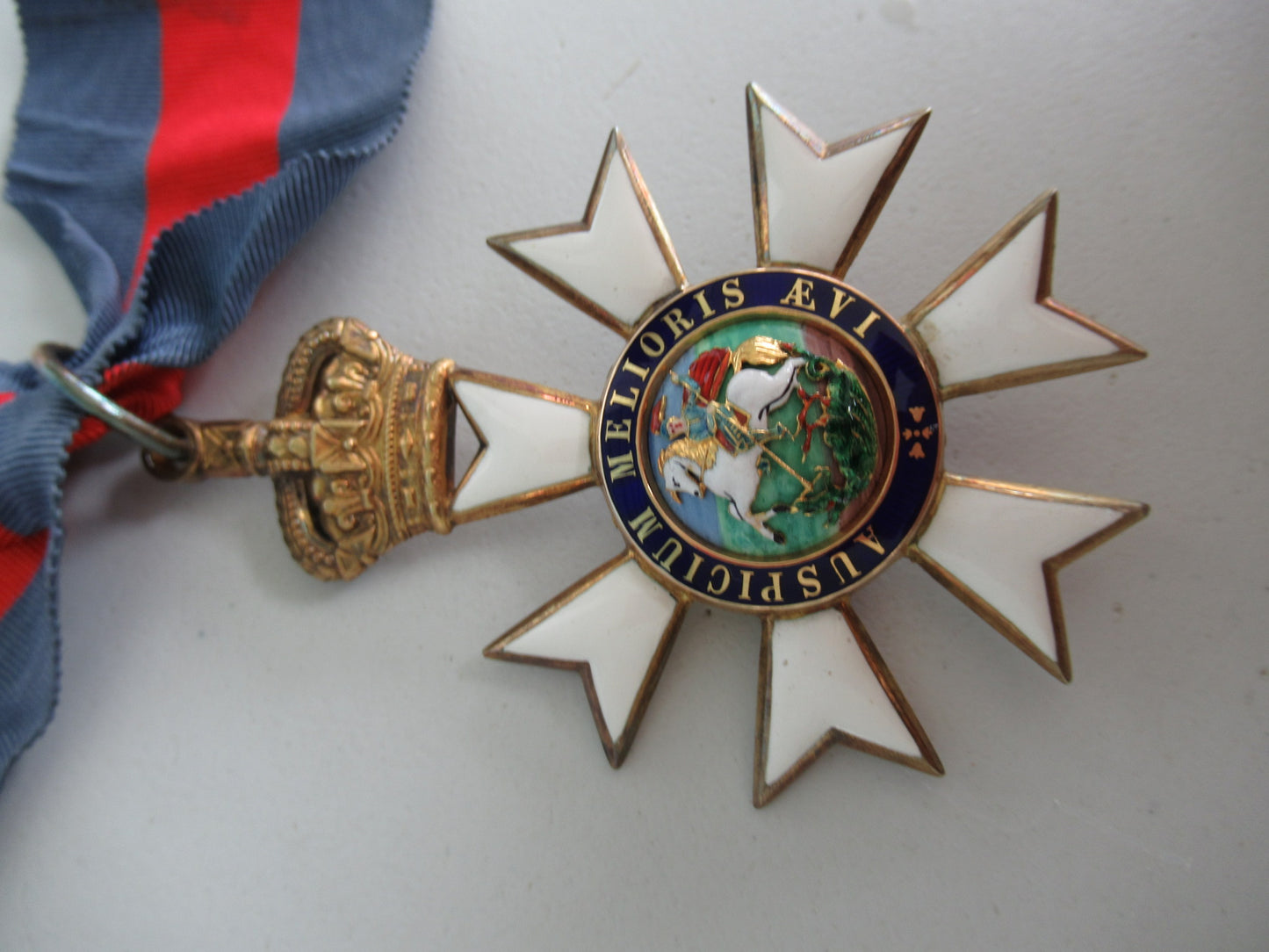 GREAT BRITAIN ORDER OF ST. MICHAEL & ST. GEORGE K.C.M.G. NECK BADGE AND BREAST STAR IN ORIGINAL GARRAD & COMPANY CASE. SILVER/GILT. RR!