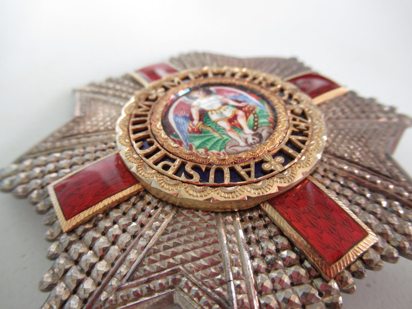 GREAT BRITAIN ORDER OF ST. MICHAEL & ST. GEORGE K.C.M.G. NECK BADGE AND BREAST STAR IN ORIGINAL GARRAD & COMPANY CASE. SILVER/GILT. RR!