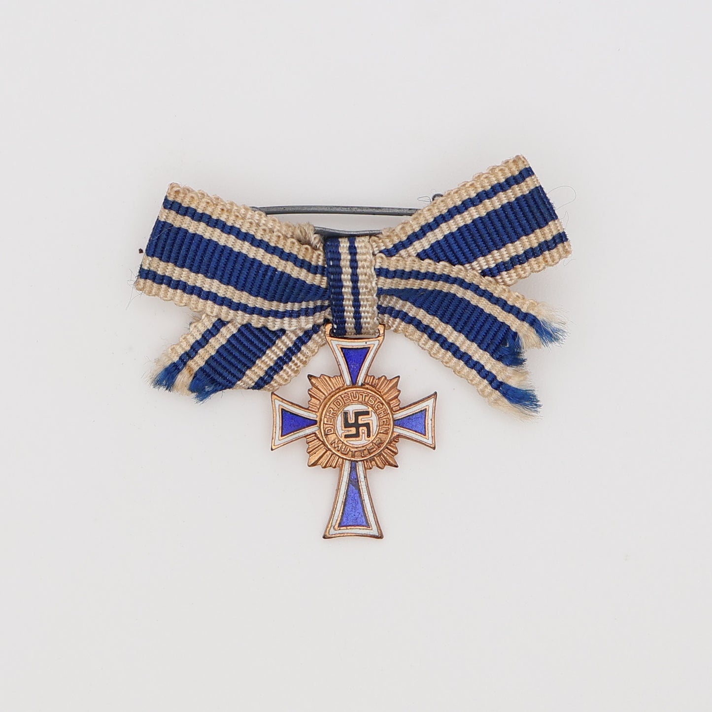 German WWII Gold Mother's Cross, W/ Case & Miniature