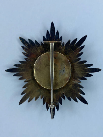 RUSSIA IMPERIAL ORDER OF Saint Stanislaus I CLASS BREAST STAR. MADE BY KEIBEL