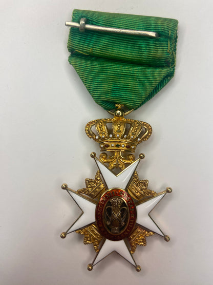 Sweden Order of Vasa Knight Grade Type II, In 18k Gold