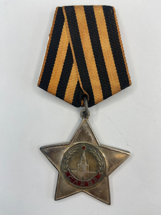 SOVIET RUSSIA ORDER OF GLORY 2ND CLASS #3,094. ORIGINAL RARE!!