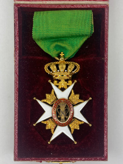 Sweden Order of Vasa Knight Grade Type II, In 18k Gold