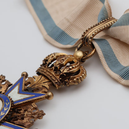 Serbia Order of St. Sava Type I Commander Grade Neck Badge