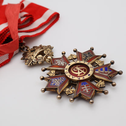 Czechoslovakia Order of the White Lion II Class Set