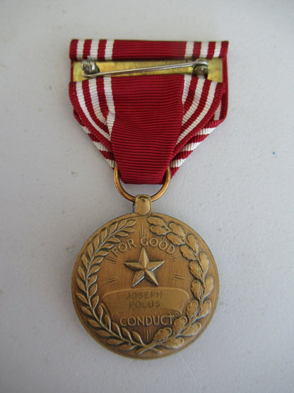 USA GROUP OF MEDALS DOCUMENTS BELONGING TO SGT. JOSEPH POLUS.