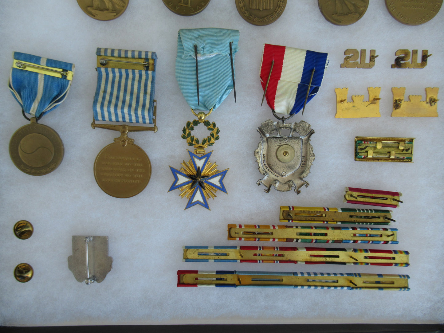 USA GROUP OF MEDALS DOCUMENTS BELONGING TO COL. PHILIP J. GALANTI.