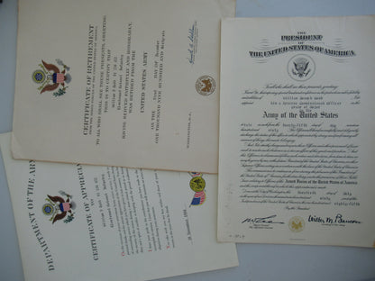 USA GROUP OF MEDALS DOCUMENTS BELONGING TO LT. COL. WILLIAM J. TODD.