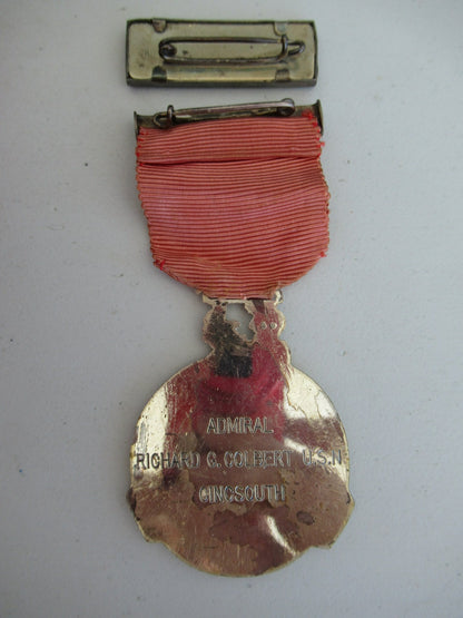 USA GROUP OF MEDALS DOCUMENTS BELONGING TO ADMIRAL RICHARD G COLBERT.