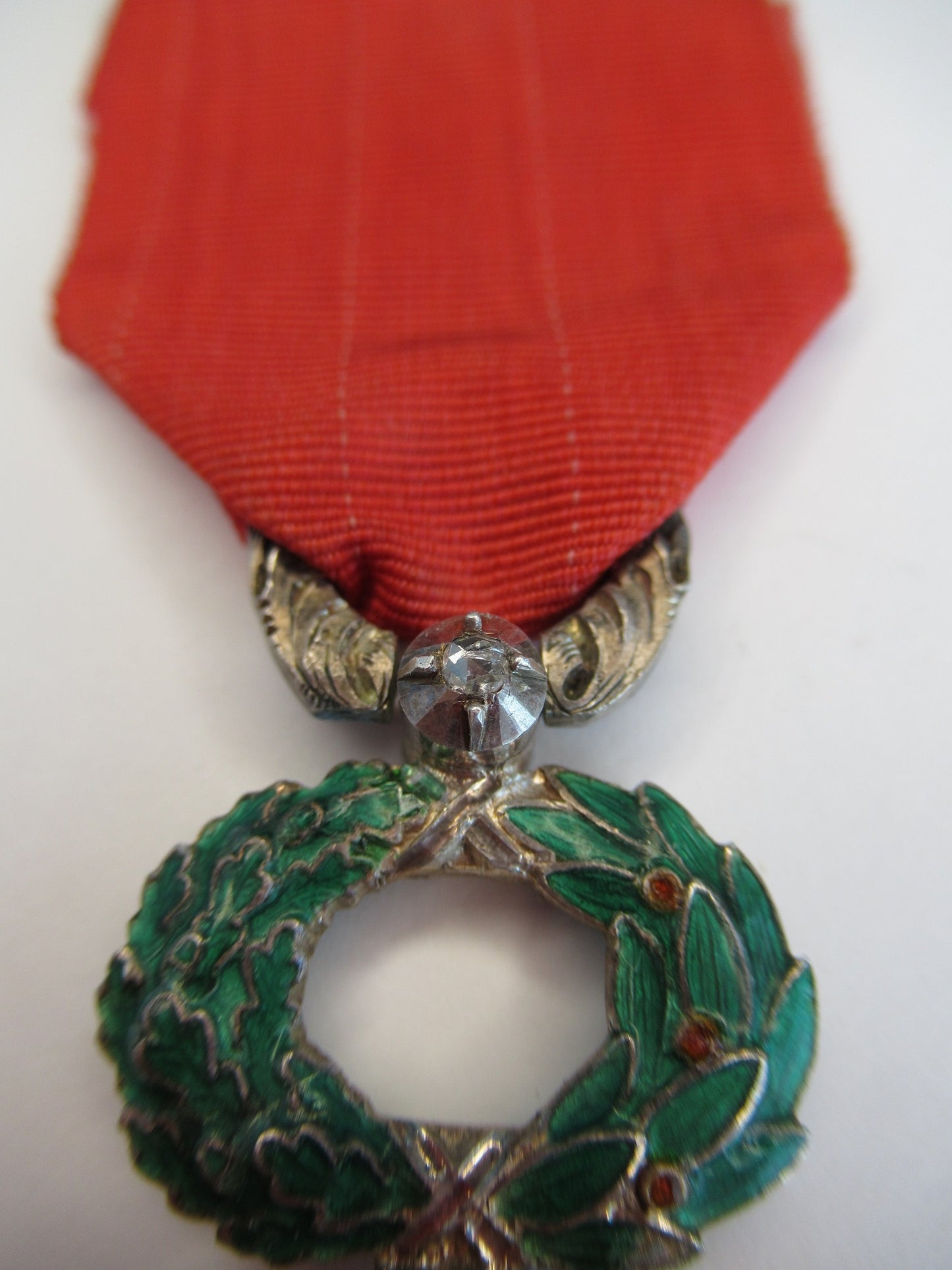 FRANCE ORDER OF THE LEGION OF HONOR OFFICER GRADE. MADE WITH 11 DIAMONDS! RR!!