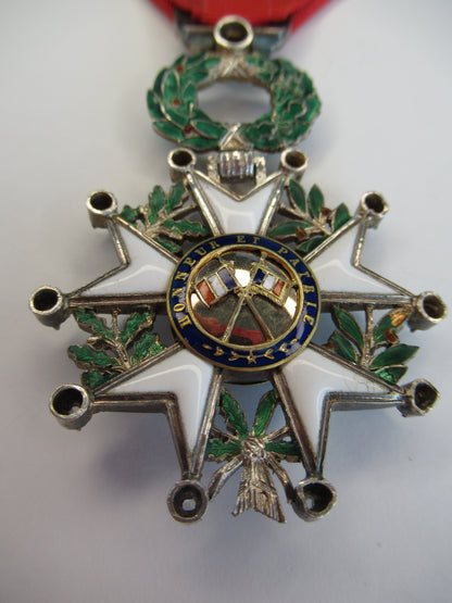 FRANCE ORDER OF THE LEGION OF HONOR OFFICER GRADE. MADE WITH 11 DIAMONDS! RR!!