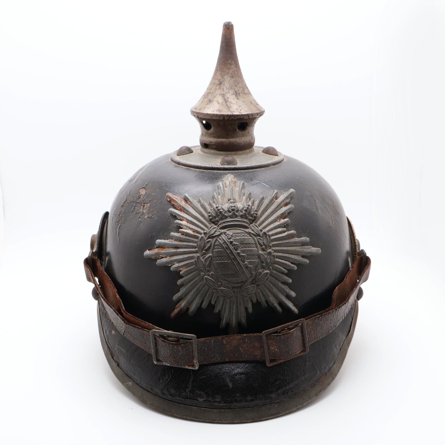 Germany Saxony M1915 Enlisted Infantry Pickelhaube