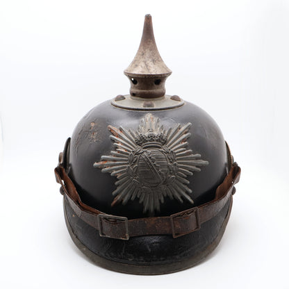 Germany Saxony M1915 Enlisted Infantry Pickelhaube