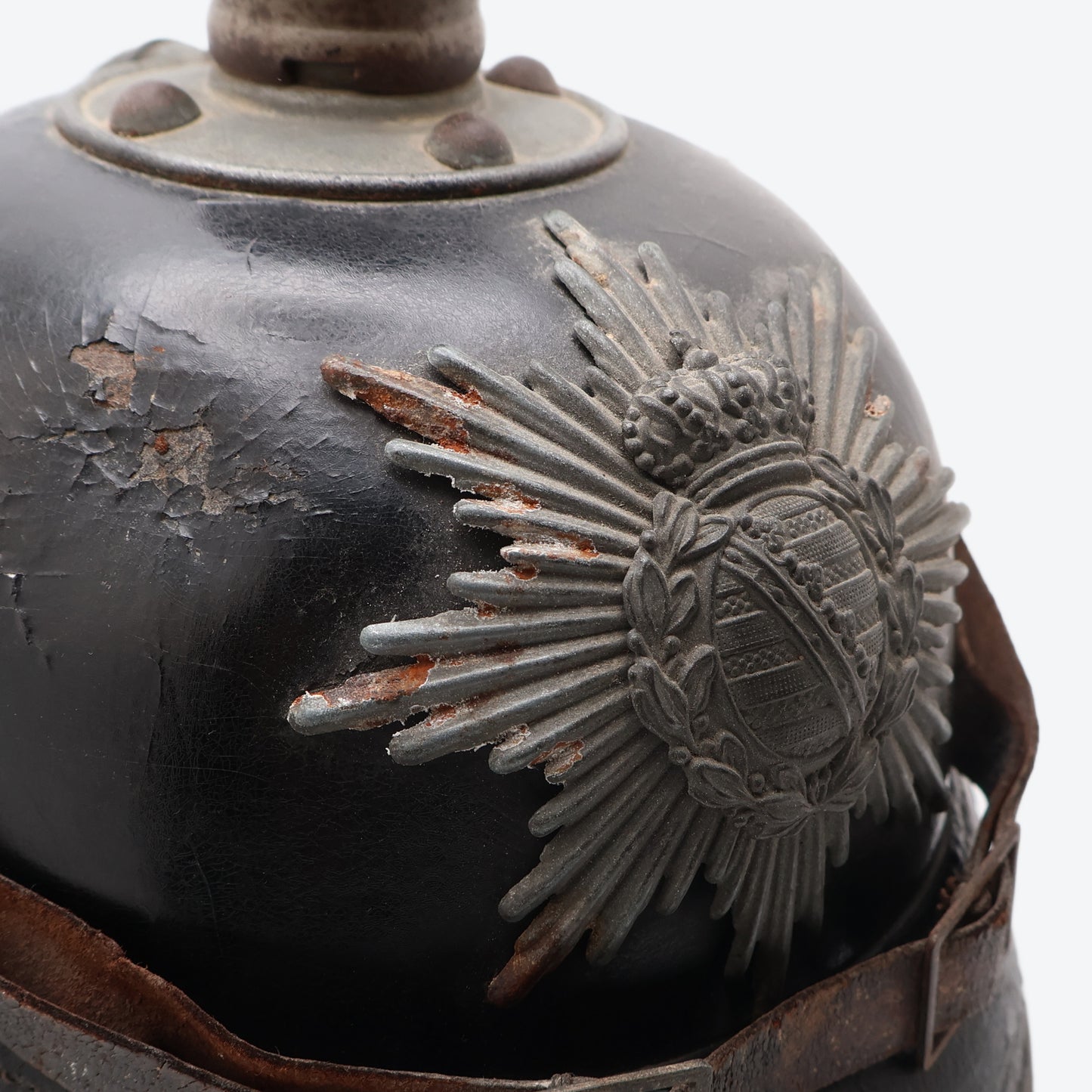 Germany Saxony M1915 Enlisted Infantry Pickelhaube