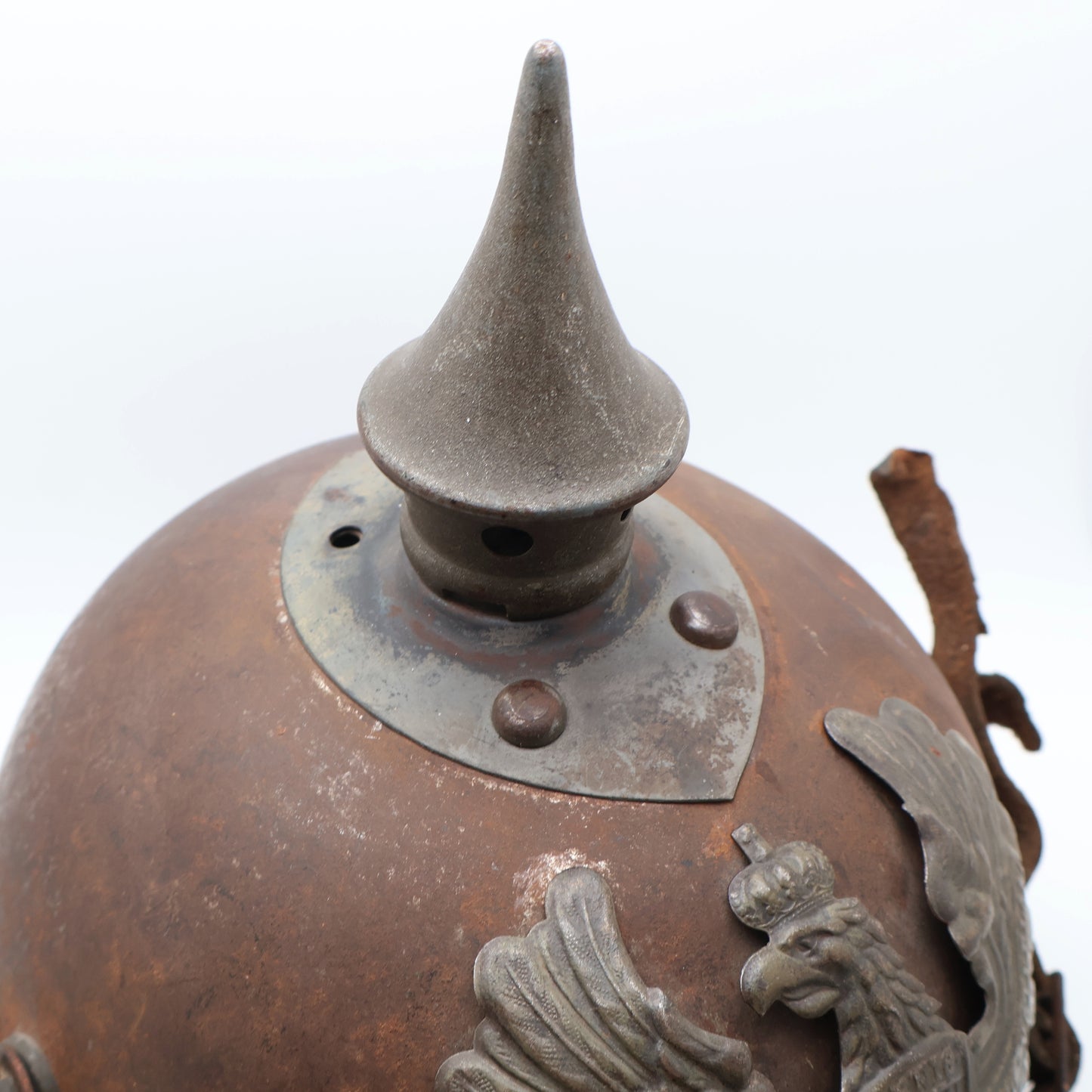 German Prussia M1915 Line Kürassier Lobster Tail Pickelhaube Helmet