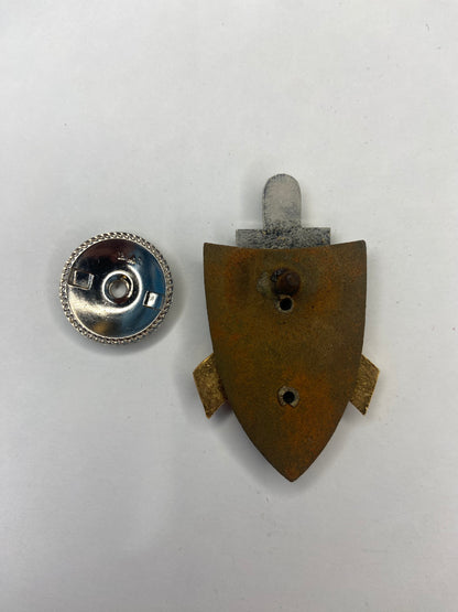 BULGARIA SOCIALIST GENERAL'S MVR BADGE MEDAL. MADE IN HEAVY METAL. RARE