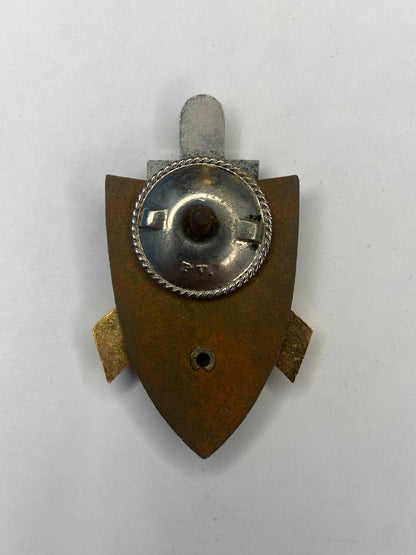 BULGARIA SOCIALIST GENERAL'S MVR BADGE MEDAL. MADE IN HEAVY METAL. RARE