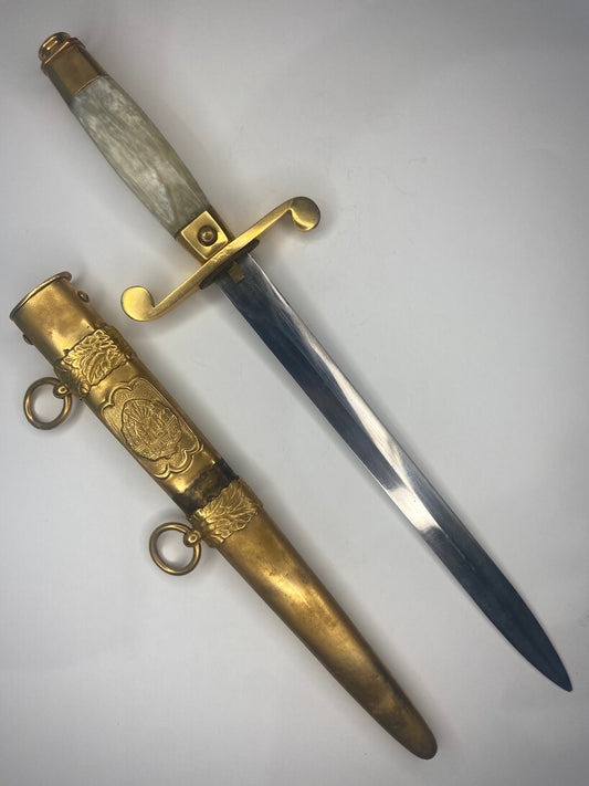 ROMANIA SOCIALIST GENERAL'S DAGGER #25930. GILT NOT PAINTED! RARE!